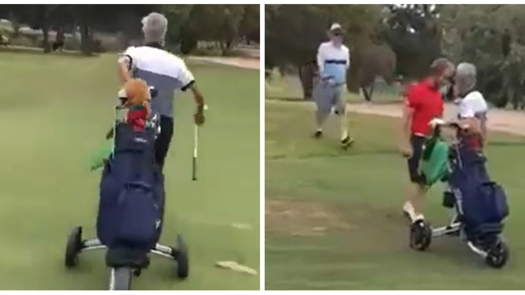The funniest golf tantrum ever? "Wanna smash me up do ya? I'm 61 years old!"